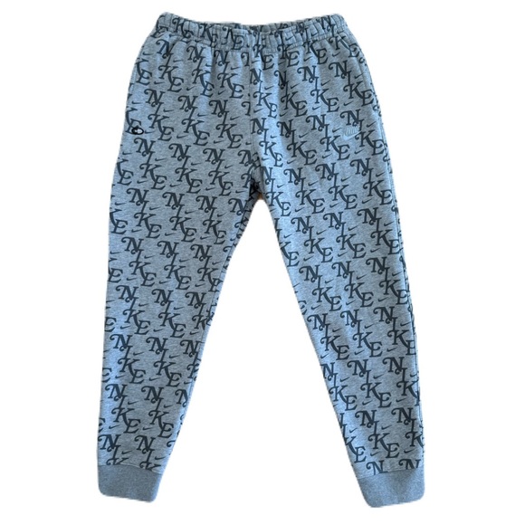 Nike BB LA Monogram Club Fleece Joggers - Picture 6 of 13